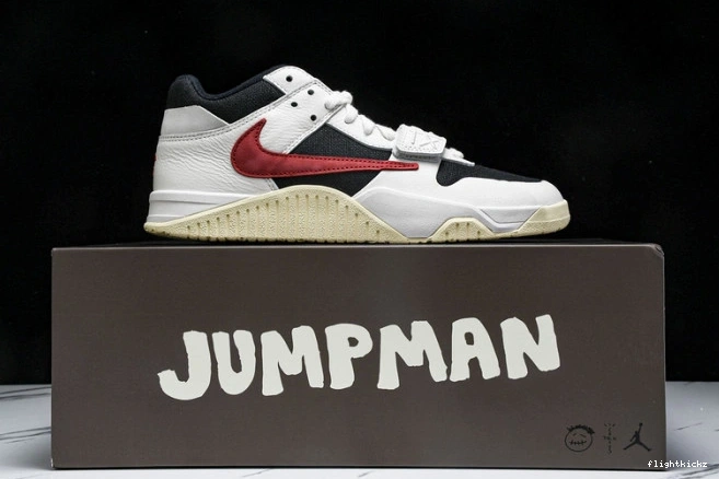 University FZ8117-101 Scott Red x Travis Jumpman Jordan Jack TR 0713